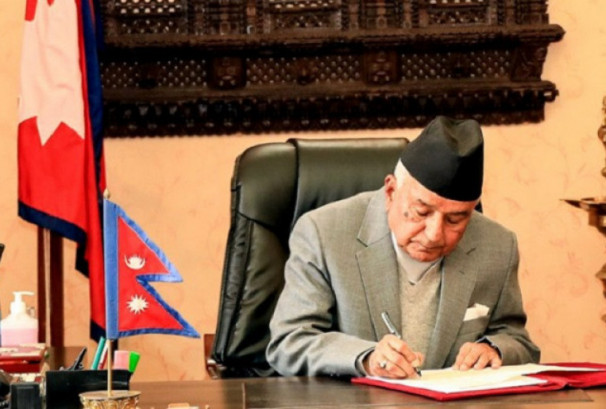 राष्ट्रपति पौडेलबाट मतदाता नामावली सम्बन्धी अध्यादेश जारी