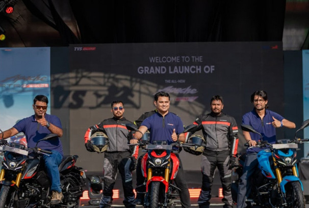 टीभीएस मोटर कम्पनीले सार्वजनिक गर्‍यो नेपालकै सबैभन्दा शक्तिशाली TVS Apache RTR 160 4V