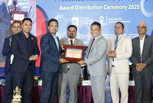 आईएमई लाइफलाई National Best Presented Annual -BPA_ Report Award अन्तर्गत Bronze Award प्रदान
