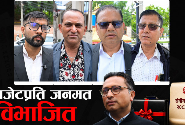 बजेटप्रति जनमत विभाजित