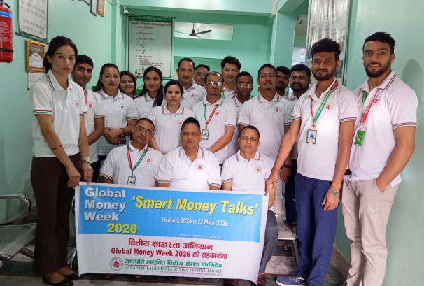 गणपति लघुवित्तद्धारा ‘ग्लोबल मनि विक’को अवसरमा वित्तीय साक्षरता कार्यक्रम