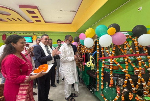 नबिल बैंकद्वारा जनकपुरस्थित मानवसेवा आश्रमलाई अटो सहयोग