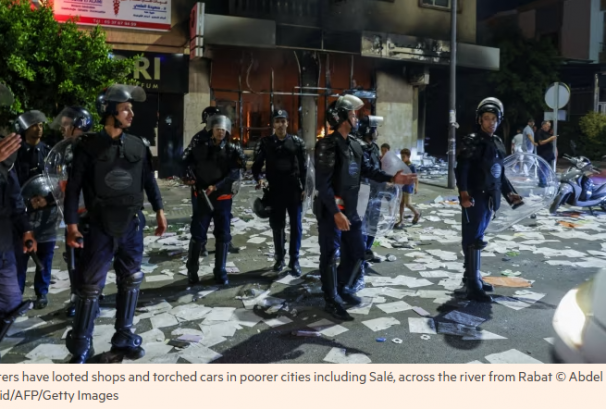 मोरक्कोका युवाले देखाए शक्ति, सरकार ढल्ने अवस्थामा