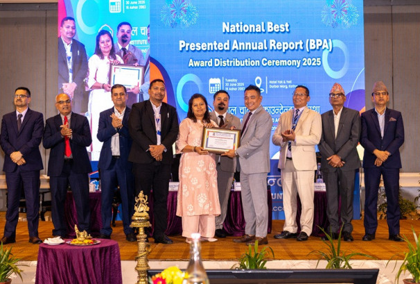 एनसीएचएलले बीपीए अवार्ड २०२५ अन्तर्गत पायो ‘सर्टिफिकेट अफ मेरिट’