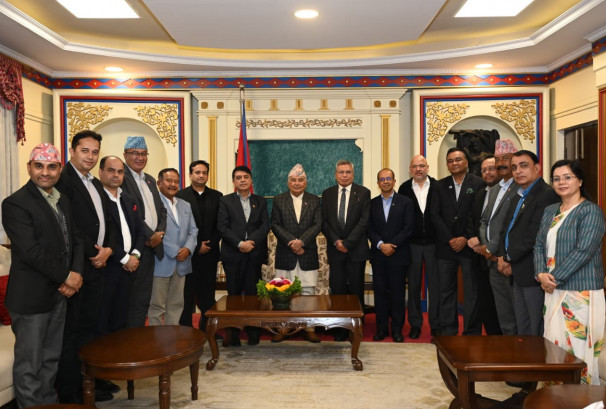 राष्ट्रपति पौडेलद्वारा निजी क्षेत्रलाई आश्वासन : “राज्य तपाईंहरूको साथमा छ”