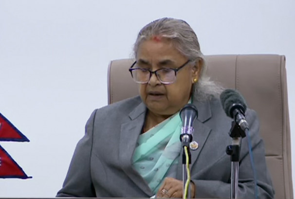 प्रत्यक्ष निर्वाचित प्रधानमन्त्रीको व्यवस्था यो सरकारले गर्न सक्दैन: सुशीला कार्की