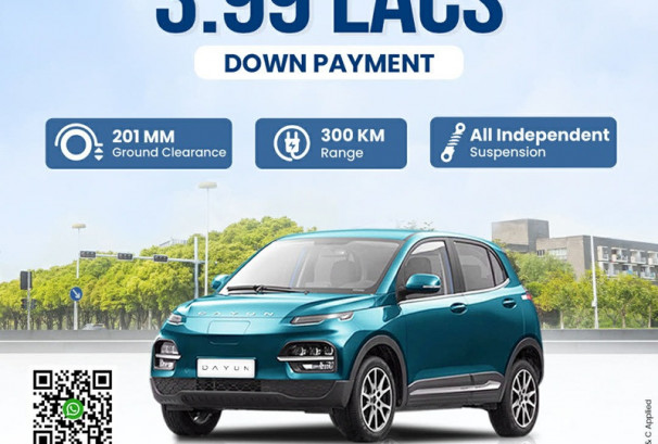 Dayun EV अब मात्रै 3.99 लाख डाउन पेमेन्टमा
