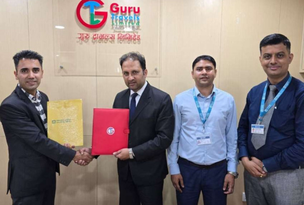 गुरु ट्राभल्स लिमिटेड र एनएमबि बैंकबीच व्यवसायिक सहकार्य हुने