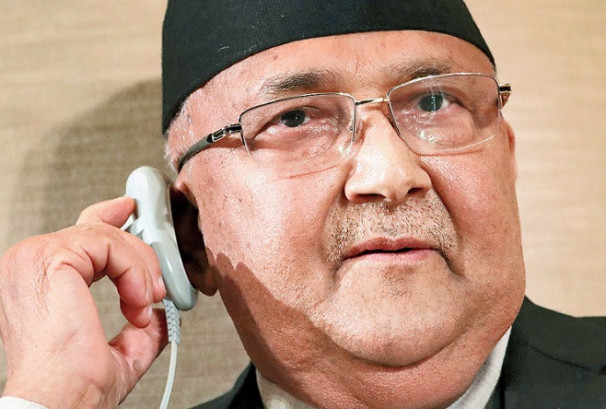 प्रधानमन्त्री ओली र भारतीय समकक्षी मोदीबीच टेलिफोन संवाद