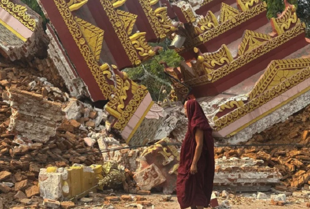 भूकम्पबाट प्रभावित म्यानमारमा एक साताको राष्ट्रिय शोक घोषणा