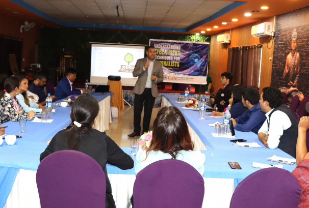 सीजेएनद्वारा पत्रकारलाई साइबर सुरक्षा तालिम