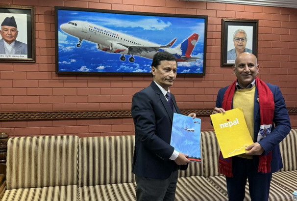 पर्यटन प्रबर्द्धनका लागि पर्यटन बोर्ड र नेपाल एयरलाइन्सबीच समझदारीपत्रमा हस्ताक्षर