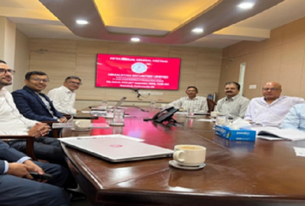 हिमालयन सेक्युरिटिजको पाँचौँ साधारण सभा सम्पन्न, ८%  नगद लाभांश पारित