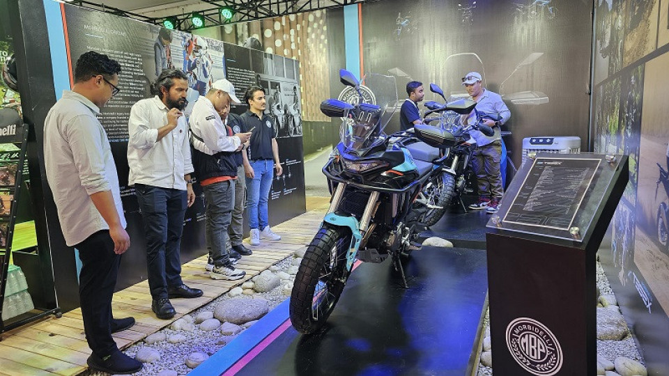 नाइमा नेपाल मोबिलिटी एक्स्पोमा T352X र T252X मोटरसाइकल सार्वजनिक