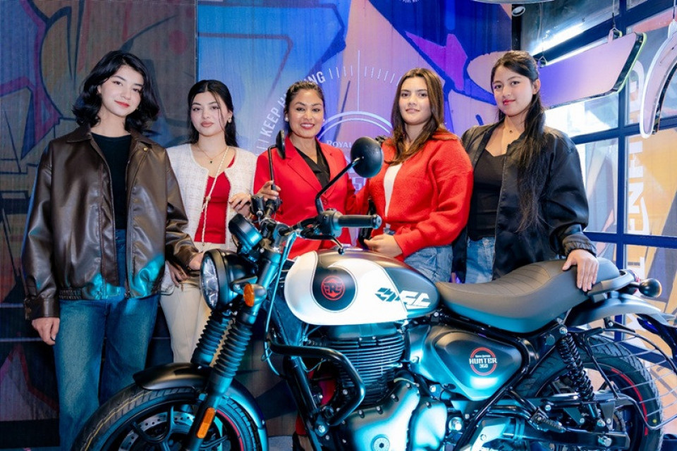 Royal Enfield Hunter 350 पोखरामा लन्च, टेस्ट–राइड र बुकिङ सुरु