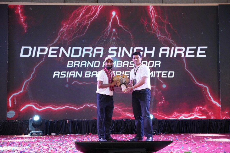 दिपेन्द्रसिंह ऐरी एशियन ब्याट्रिको ब्राण्ड एम्बेसडर नियुक्त, ‘भोल्टेक्स’ सिरिज सार्वजनिक