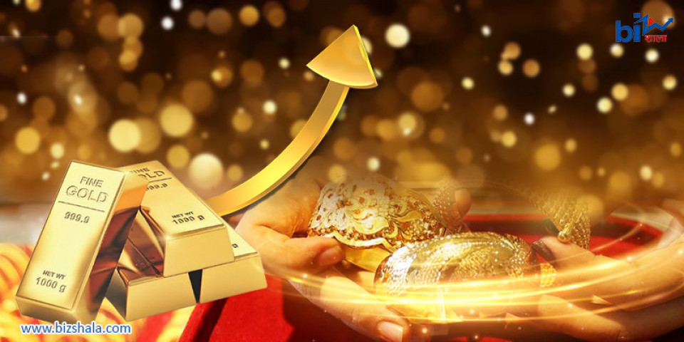 तोलामै रु.३७ सयले बढ्यो सुनको भाउ, प्रतितोला कति पुग्यो ?