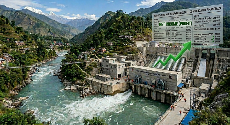 हाइड्रोपावर कम्पनीहरुको नाफामा उछाल, विद्युत बिक्रीमार्फत रु.४० अर्ब आम्दानी