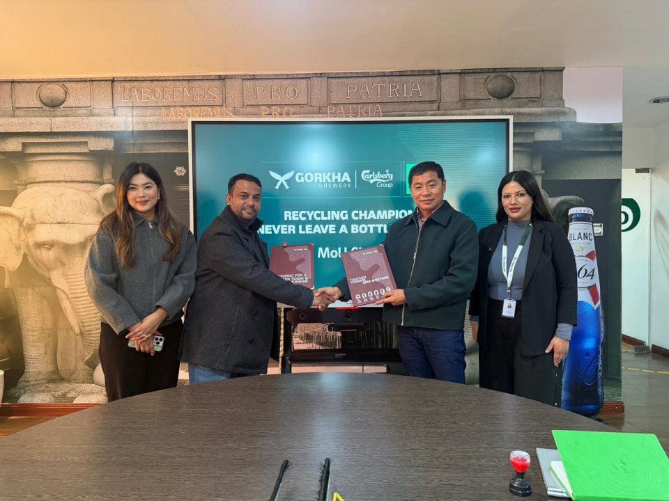 गोरखा ब्रुअरी–खालिसीसीको सहकार्यमा ‘नेभर लिभ ए बोटल बिहाइन्ड’ अभियान सुरु