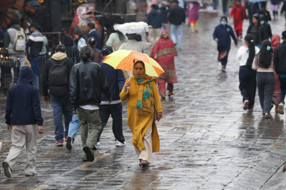 देशका विभिन्न क्षेत्रमा आज पनि वर्षाको सम्भावना, पहाडी भू–भागमा मेघगर्जनसहित पानी पर्ने