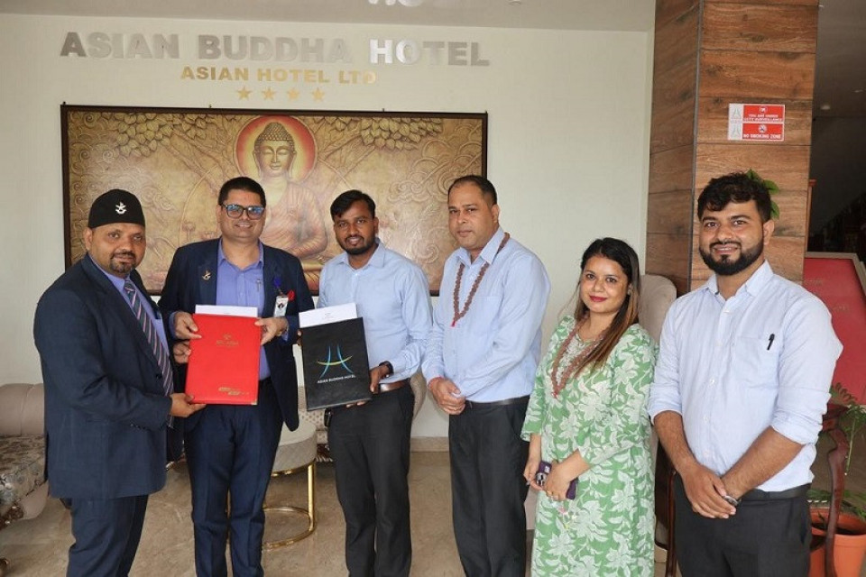 एनआईसी एशिया बैंकका ग्राहकलाई एशियन बुद्ध होटलमा १५% छुट