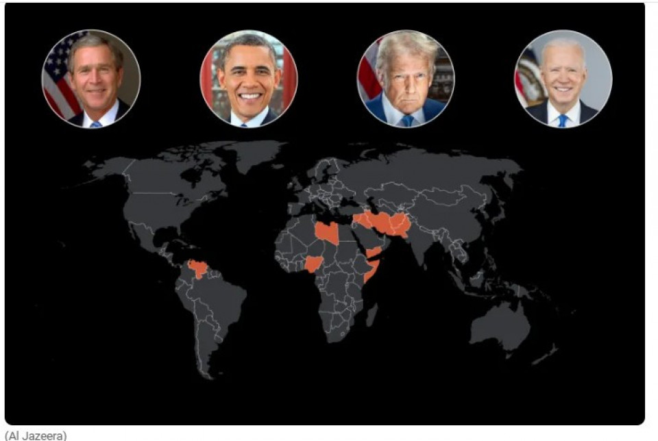 २० वर्षे युद्धको भारी मूल्य: २००१ यता अमेरिकाले कति देशमा बमबारी गर्‍यो र कति खर्च भयो ?