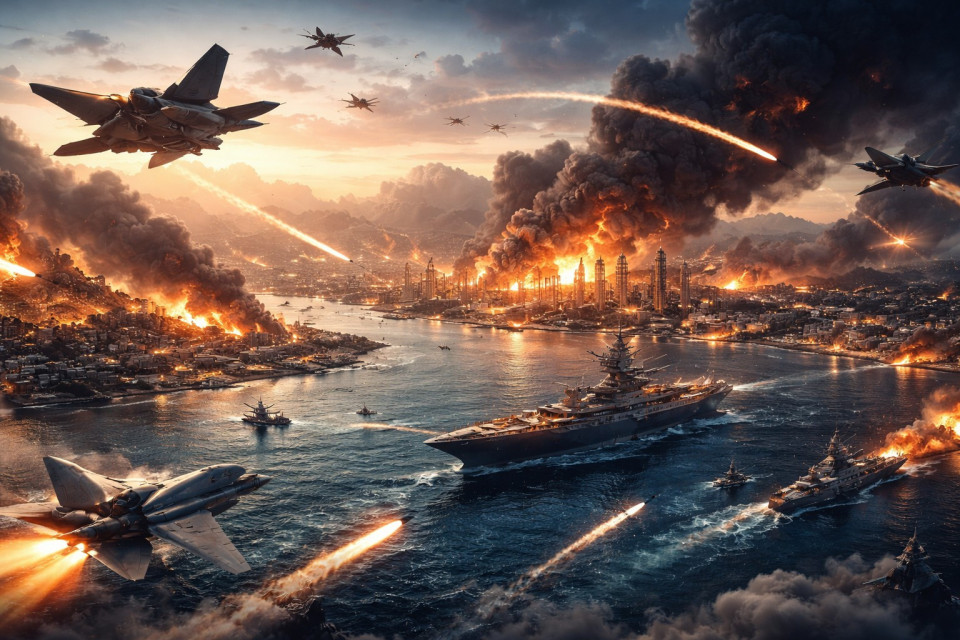 खाडीमा आगो, अमेरिकाको खल्तीमा धक्का : चार दिनमै अर्बौं डलर स्वाहा !