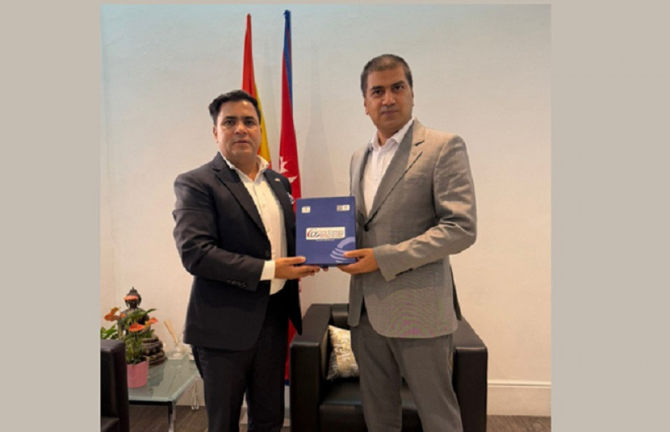 नेपाल–स्पेन सम्बन्ध विस्तारमा छलफल, सीएनआईका प्रतिनिधि र राजदूत नेपालबीच भेटवार्ता
