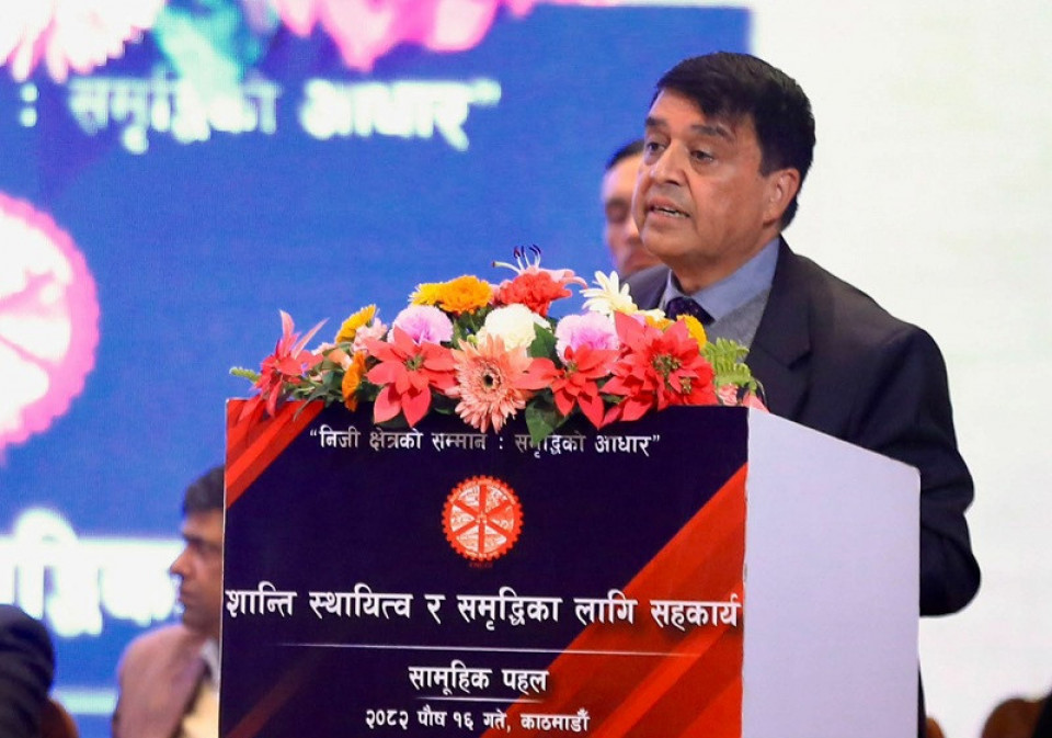 निजी क्षेत्रका अध्यक्ष ढकालको चेतावनी: दण्डहीनता बढ्यो भने देशको अर्थतन्त्र नै जोखिममा पर्छ