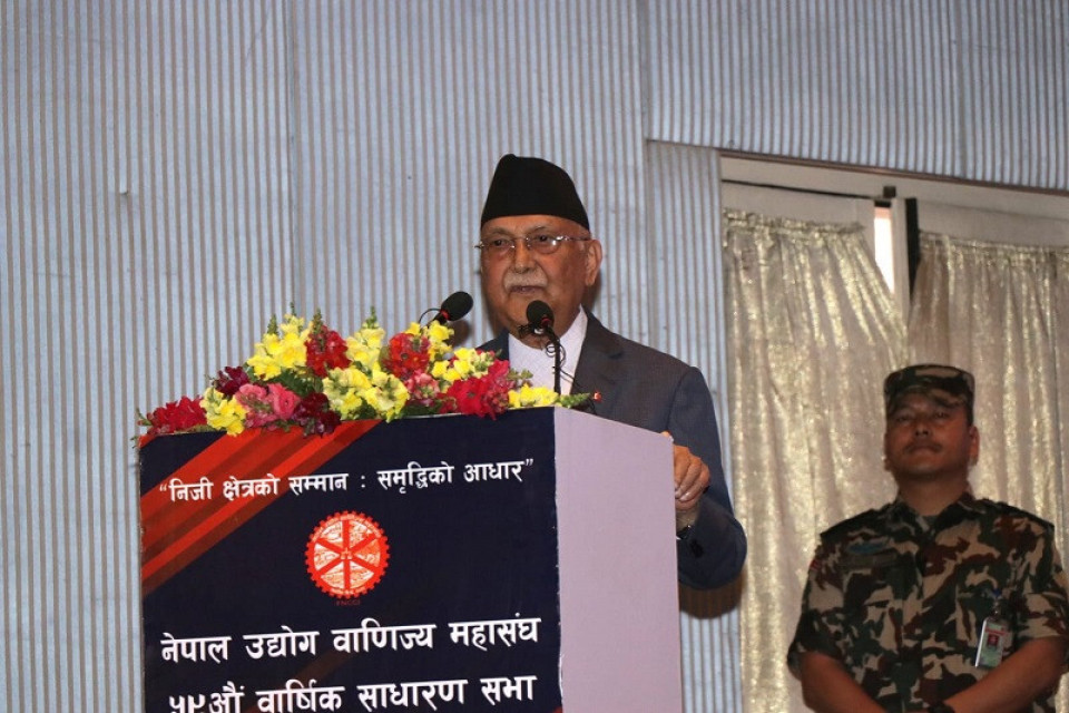 नीतिगत सुधार गर्दै देशमा लगानीमैत्री वातावरण सिर्जना भईरहेको छ: प्रधानमन्त्री ओली