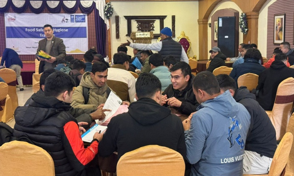 दिगो पर्यटन प्रवर्द्धनका लागि काठमाण्डौमा खाद्य सुरक्षा तथा स्वच्छता तालिम सुरु