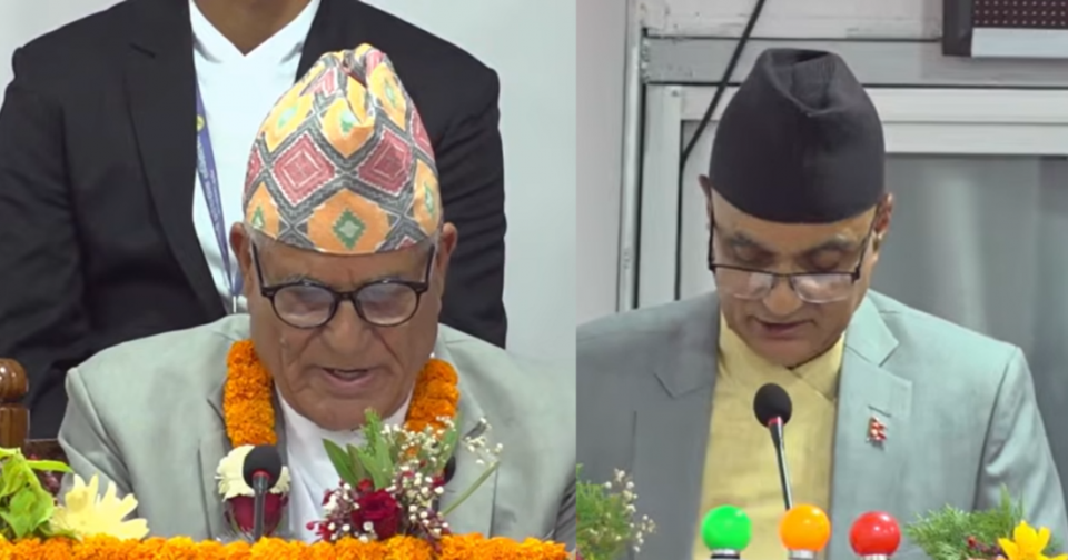 स्वास्थ्यमा समस्या देखिएपछि सुदूरका प्रदेश प्रमुखले बीचमै रोके नीति तथा कार्यक्रम, मुख्यमन्त्रीले गरे बाँकी वाचन