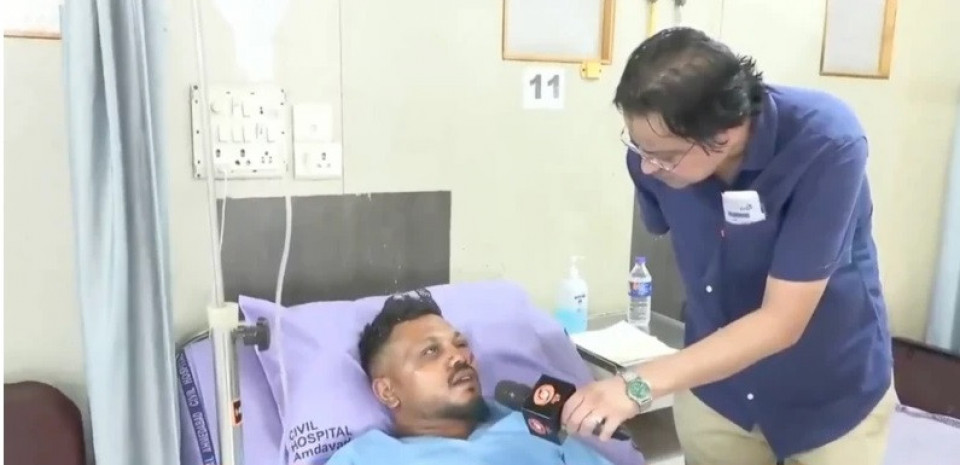 अहमदाबाद विमान दुर्घटनामा बाच्न सफल एकमात्रै व्यक्ति भन्छन्, ‘कसरी बाँचे विश्वास नै लागिरहेको छैन’
