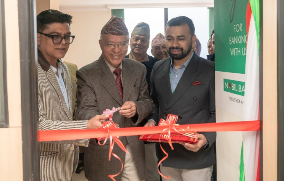 नबिल बैंकको छैटौं प्रायोरिटी बैंकिङ लाउञ्ज पोखरा शाखामा