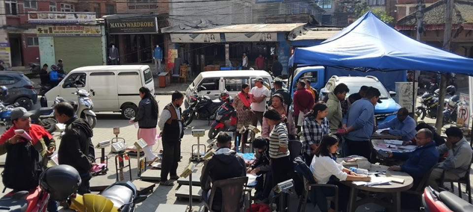 भक्तपुरमा नापतौल डोर कार्यक्रम सम्पन्न, ८४४ व्यवसायी लाभान्वित