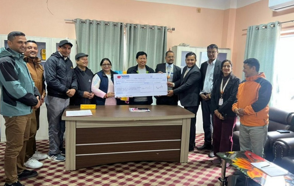 प्रोटेक्भिट माइक्रो इन्स्योरेन्सद्वारा इच्छाकामना गाउँपालिकालाई बीमा रकम हस्तान्तरण