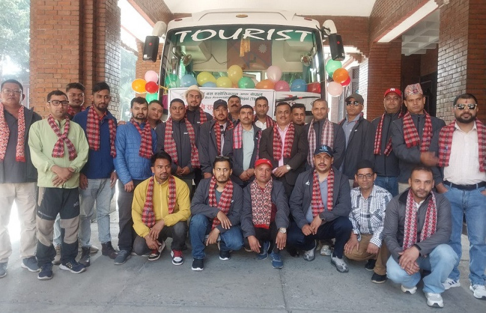काठमाण्डौदेखि रारासम्म पर्यटक बस सञ्चालन सम्भाव्यता अध्ययन यात्रा सुरु