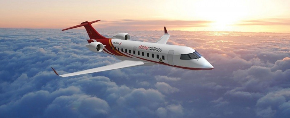 श्री एयरको जहाजको टायर पङ्चर