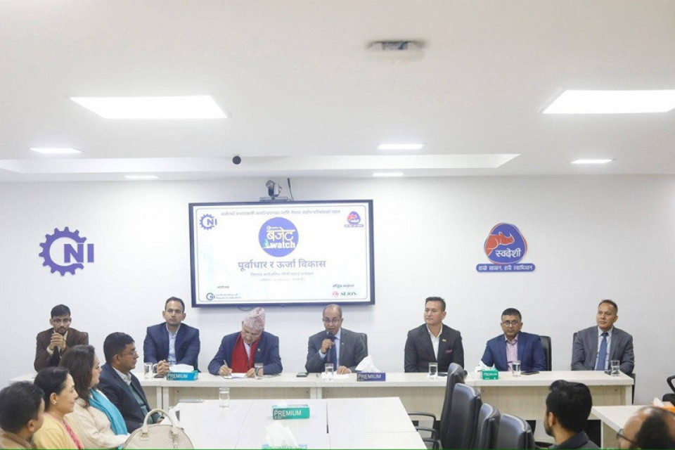 पूर्वाधार र ऊर्जा विकास केन्द्रित सीएनआई बजेट वाच सम्पन्न