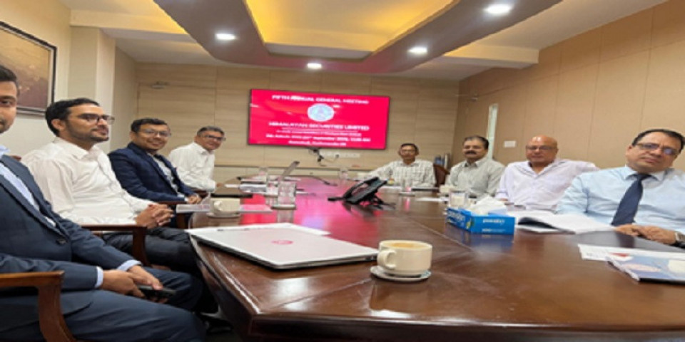 हिमालयन सेक्युरिटिजको पाँचौँ साधारण सभा सम्पन्न, ८%  नगद लाभांश पारित