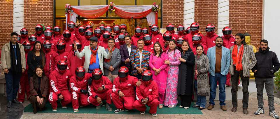 याङ्गो राइडद्वारा सडक सुरक्षा ओरियन्टेसन कार्यक्रम आयोजना